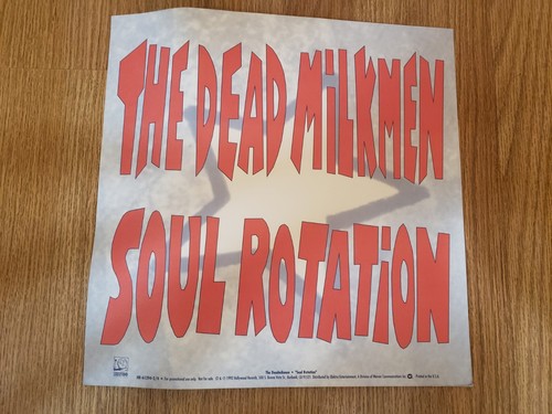 Póster promocional de doble cara 1992 de colección The Dead Milkmen Soul Rotation LEER - Imagen 3 de 7