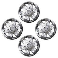 4X Copricerchi 16" Argento Per Trafic 2003-2014 Remplacement D'Origine