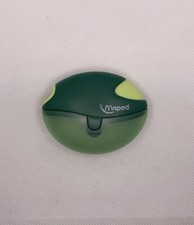 Maped Galactic 1-Hole Pencil Sharpener GREEN Tallie-Crayon Eject System