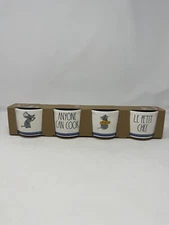 Rae Dunn x Disney Pixar Ratatouille Ramekin Set “Anyone Can Cook” NEW 2024 rare