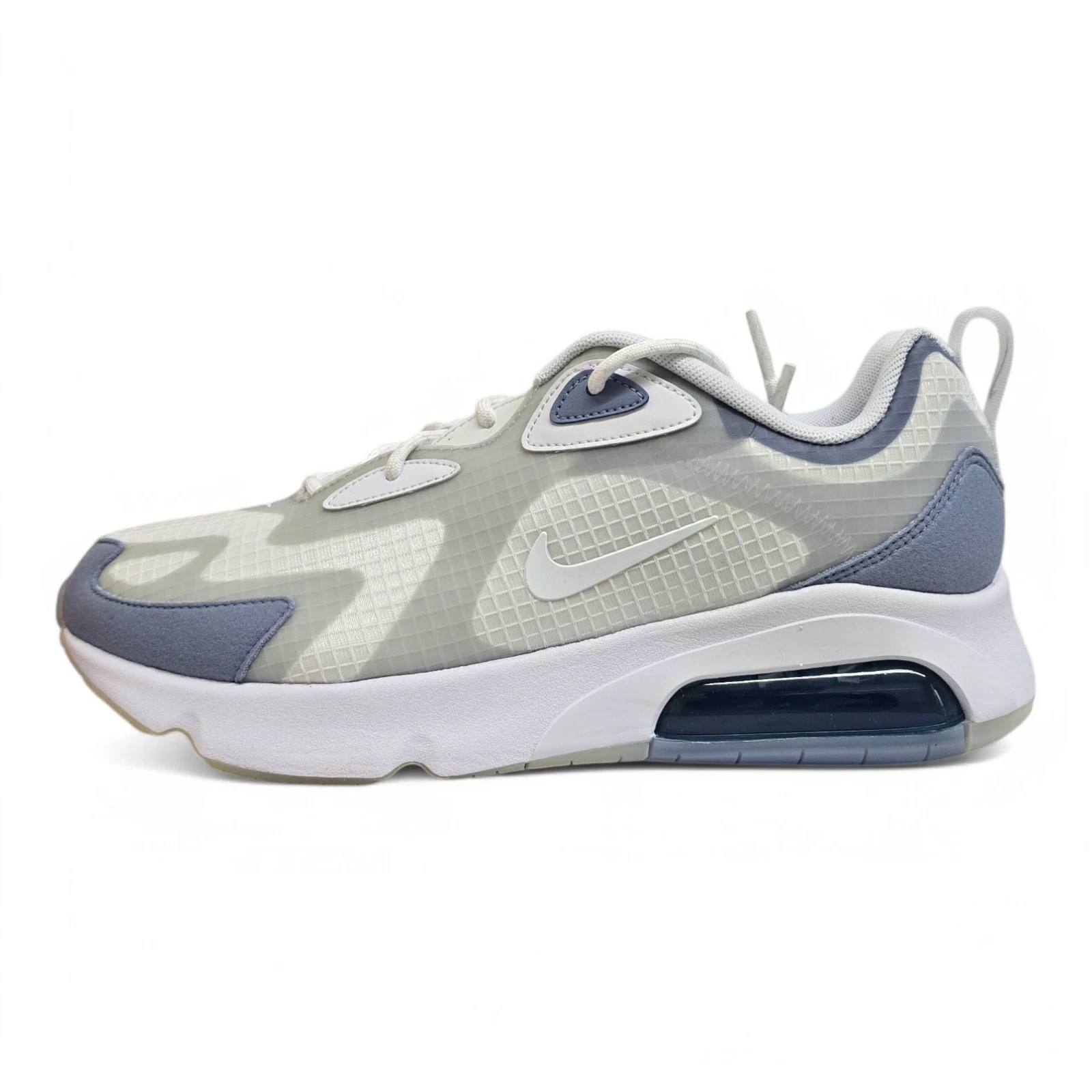 Nike Air Max 200 White Indigo Fog Casual Trainers (CJ0575 100)