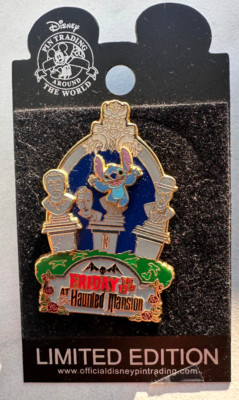 Disney Pin PP  53659     WDW - Friday the 13th at the Haunted Mansion - Stitch