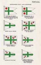 PORTUGAL MARINE FLAGGEN. Captain Commander Offizier Arsenal Generaldirektor 1958