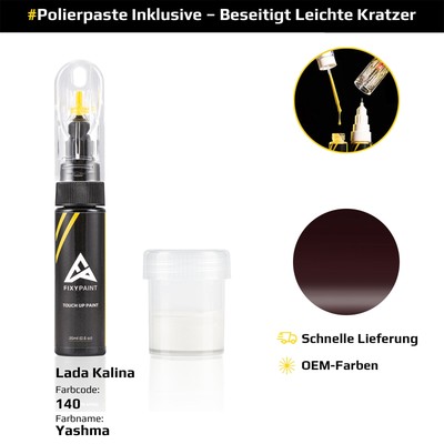 Paint pen for Lada Kalina-Yashma 140 with polishing paste