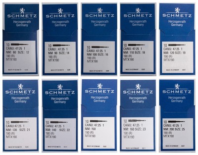 Schmetz Rundkolbennadeln System 190(R) / 190R / MTX190