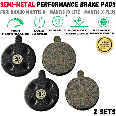 Kaabo Bremsbeläge für Semi Metal Mantis 8 Mantis 10 Lite Mantis X Plus Neu 2SATZ