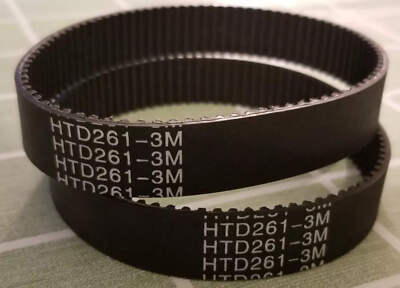 1 Belt Only! Electric Skateboard 80MM - 100MM Pulleys Wheel Belt HTD 3M 261 15MM