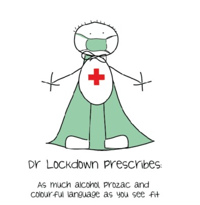 Lockdown Isolation Virus Geburtstagskarte jeder Anlass Freund lustig leer Krankheit