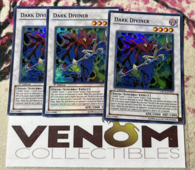 3x (M/NM) - Dark Diviner - ORCS-EN095 - Super Rare - 1st Edition YuGiOh ...