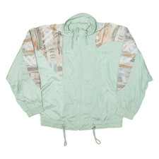 Vintage Athletic Works Womens Shell Jacket Green 90s L