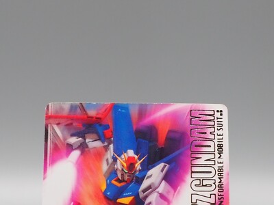 サンプルカード MSZ-010 ZZ Gundam Tryage Trading Card Z2-026 Bandai Japan