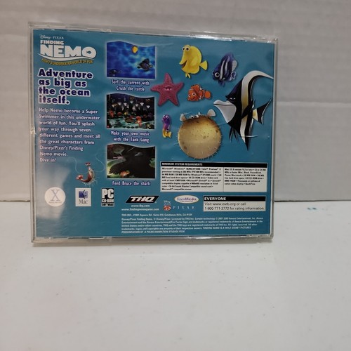Finding Nemo, Nemo's Underwater World of Fun, PC CR-ROM, Windows/Mac, 2003 - Picture 2 of 2