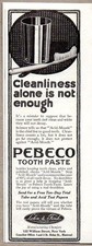 1915 Print Ad Pebeco Tooth Paste Lehn & Fink New York,NY
