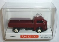 Wiking 033504 Tempo Matador Hochpritsche 1949 - 1952 Purpurrot 1:87 Spur H0