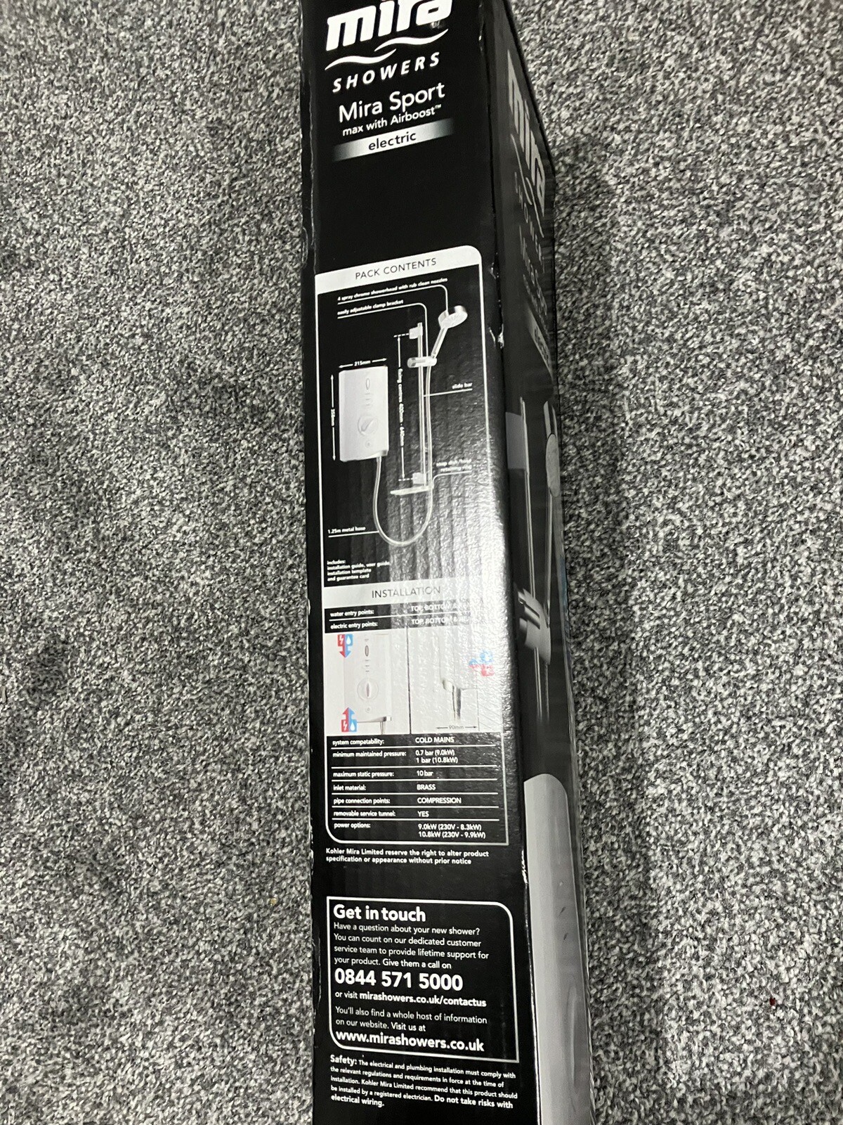 Mira Sport Max Airboost 10.8kw Electric Shower *Brand New* eBay