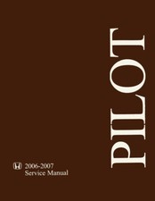 2006 2007 Honda Pilot Shop Service Repair Manual Engine Drivetrain Electrical OE