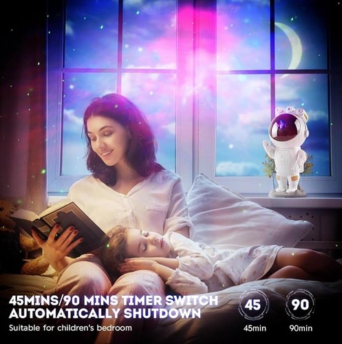 Projektor Gwiazd Astronauta | Lampka Galaxy | Kosmiczna Atmosfera - Zdjęcie 5 z 6
