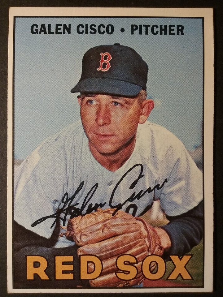 1967 TOPPS BASEBALL 596 GALEN CISCO RED SOX HIGH NUMBER EXMT eBay