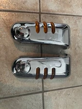 HARLEY DAVIDSON TOURING FLH LOWER FORK COVER SLIDER W/ RUNNING LIGHTS