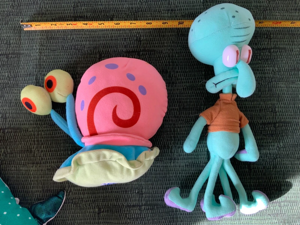 Pantalones Cuadrados Bob Esponja Nanco- FELPA- Calamardo Y Gary- Juego de 2 Foto 3 de 4