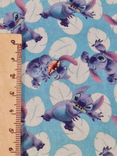 Disney Fabric Lilo & Stitch 100% Cotton Multiple Sizes Stitch & Angel clearance - Picture 67 of 93