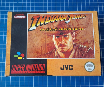 Indiana Jones' Greatest Adventures OVP*SAMMLERZUSTAND* (Super Nintendo/SNES/PAL)