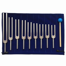 Solfeggio Tuning Fork Set - 9 Tuning Forks - Perfect for DNA Healing, Chakra,...