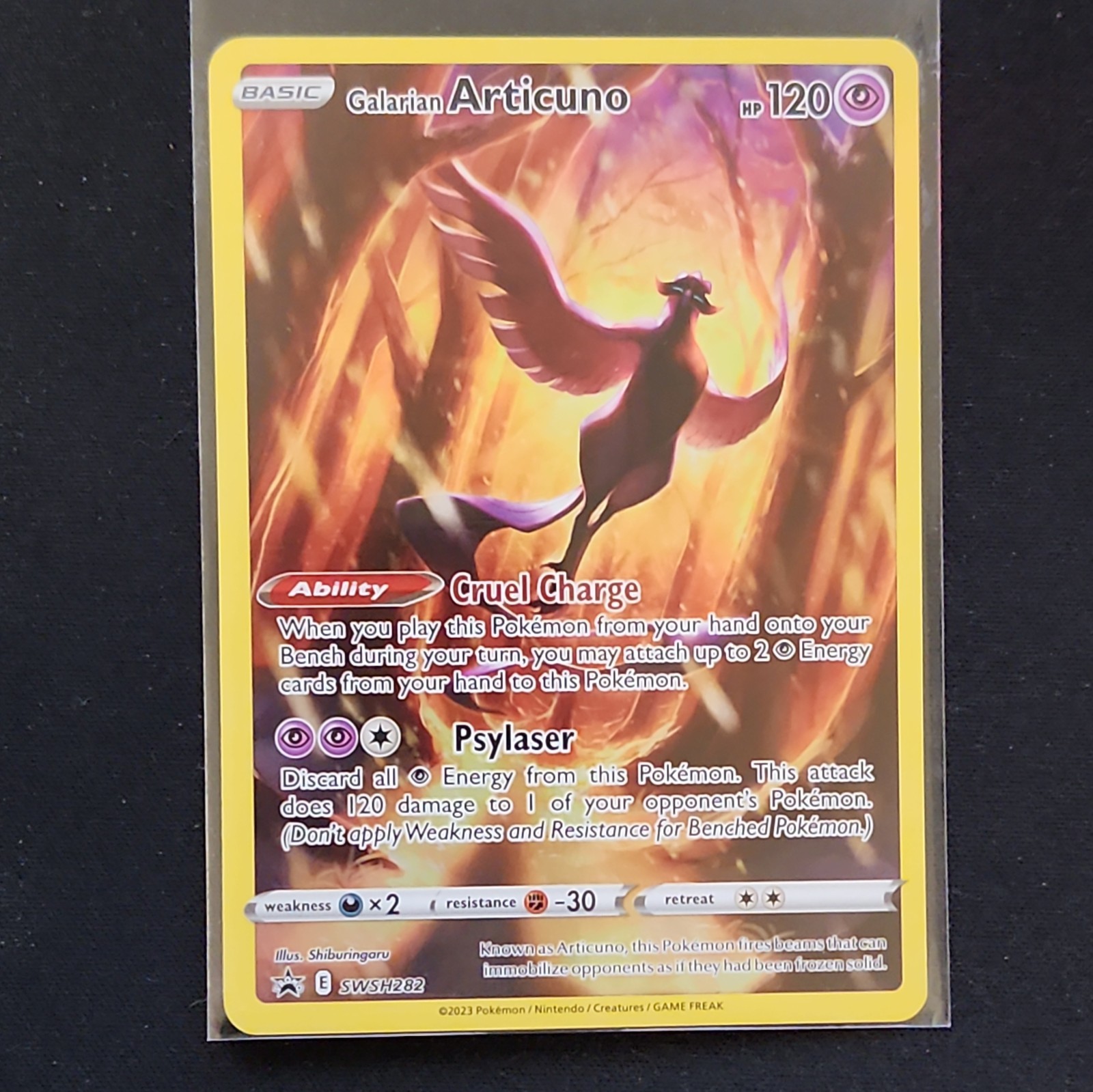 Galarian Articuno SWSH282 NM Holofoil Promo Rare Pokemon Card