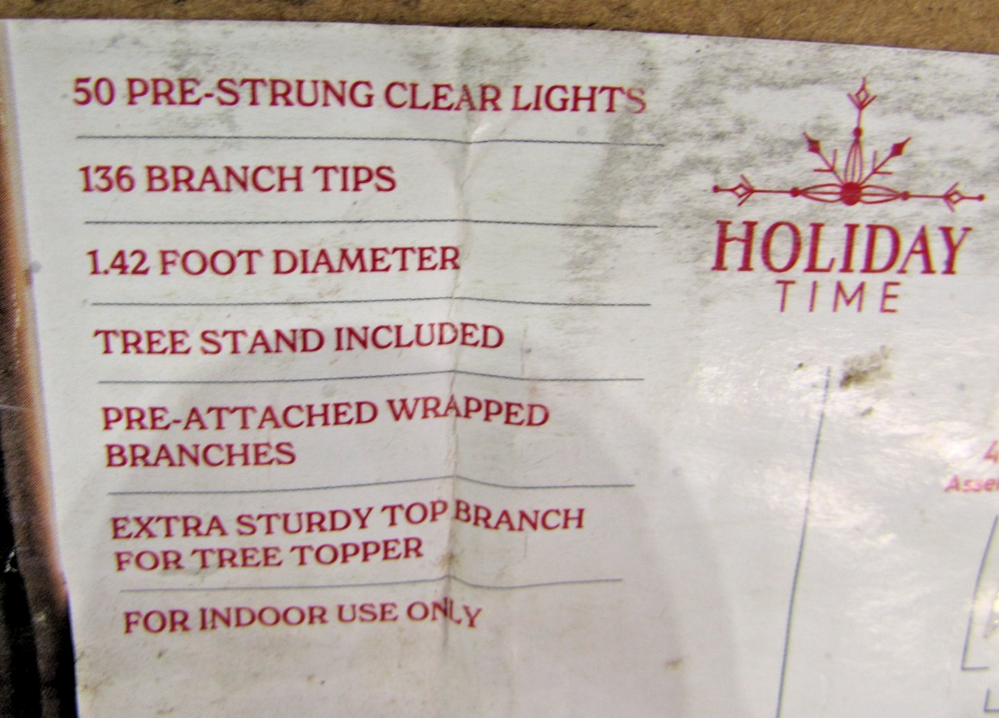 NEW IN BOX 4" VTG HOLIDAY TIME CHRISTMAS TREE | eBay