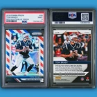 2018 Panini Prizm Red/White/Blue Tom Brady #69 PSA 9