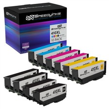 10 PK Black  Color for Epson 410 XL T410 Ink Cartridges XP-830 XP-630 XP-530