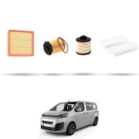 Hoffcar Wartungsset - 4 Filter FüR Citroen Spacetourer 1.6 Bluehdi 70Kw Ab 20