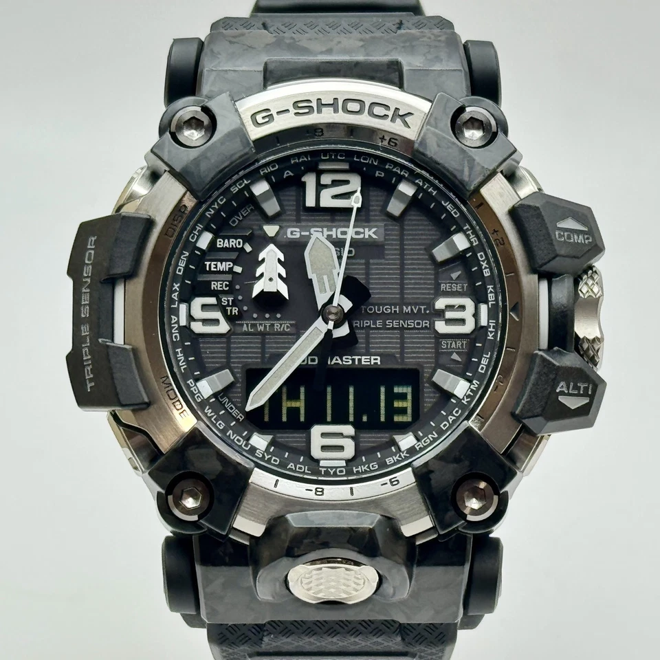 Casi Como Nuevo CASIO G-SHOCK GWG-2000-1A1JF CARBON MUDMASTER Radio Reloj... - Imagen 3 de 4