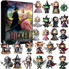 2025 Wicked Movie Advent Calendar Kids Xmas Gift 24 Days Christmas Countdown