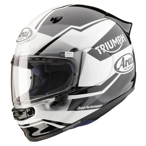 Motorrad Integralhelm Triumph by Arai Quantic weiß/schwarz glänzend MHMS24000 - Bild 1 von 7