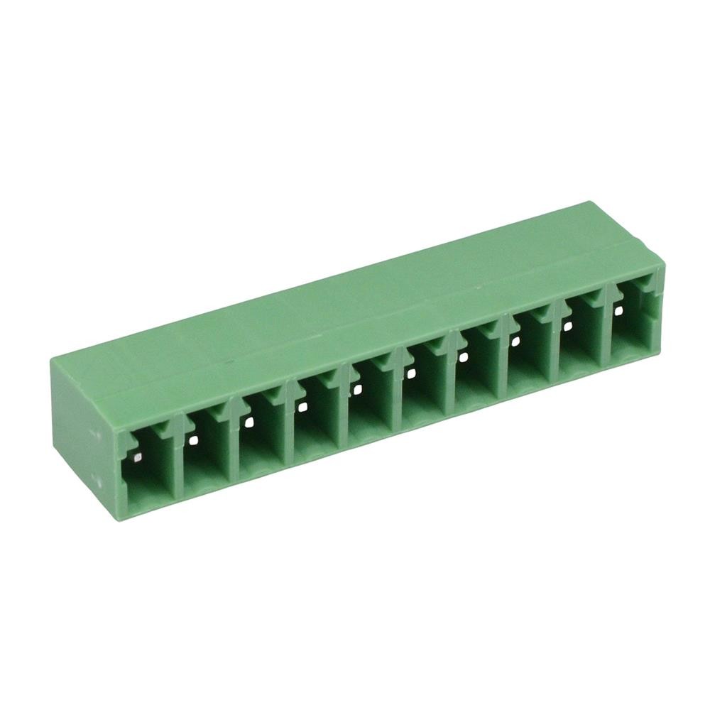 10 x 10-Way 3.81mm Vertical PCB Header Closed Ends 8A 300V
