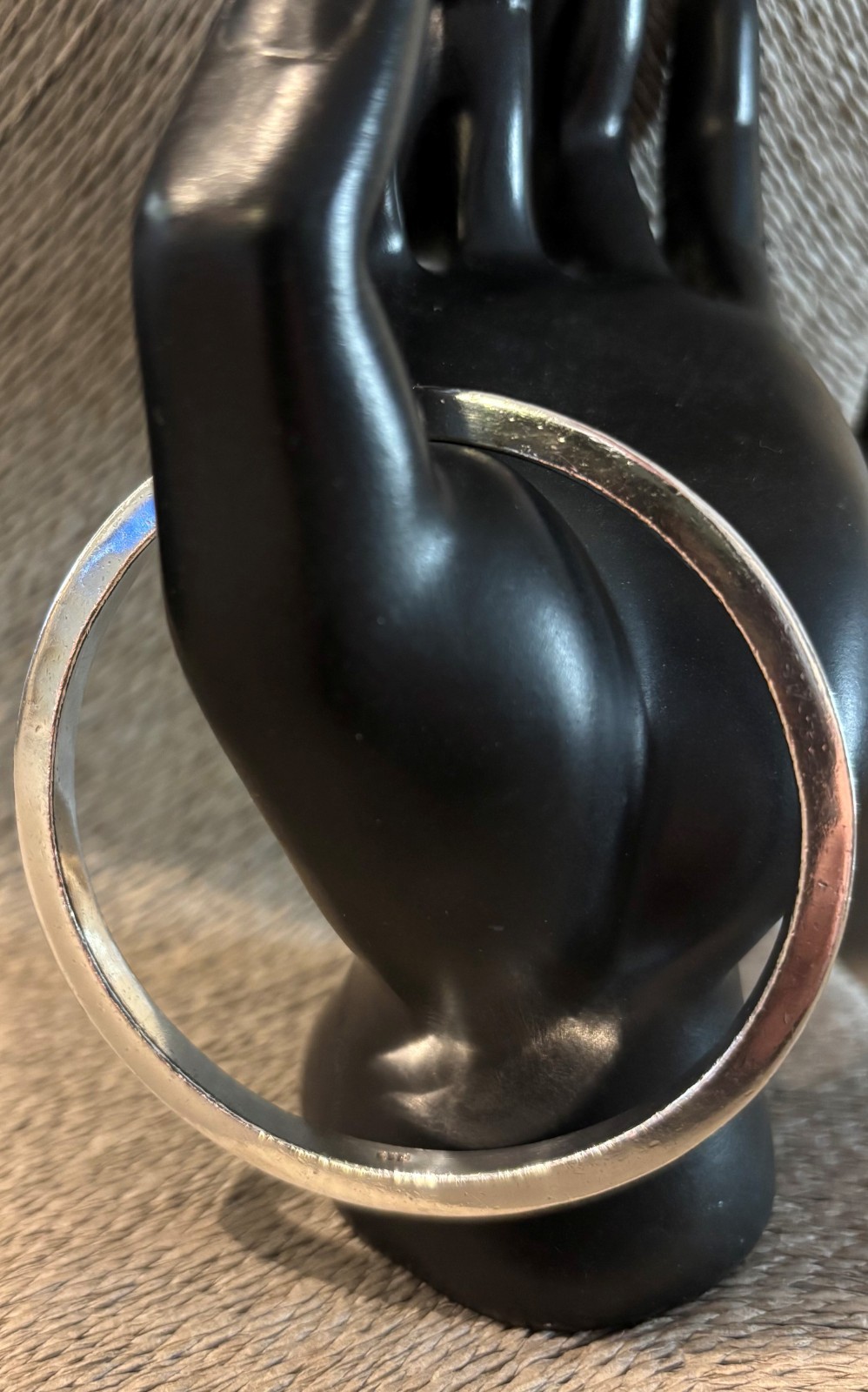 HEAVY 925 Solid Sterling Silver Bangle Bracelet |… - image 2