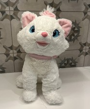 Aristocats Marie Plush White Cat Disney Store Authentic Toy Stuffed Animal 12"