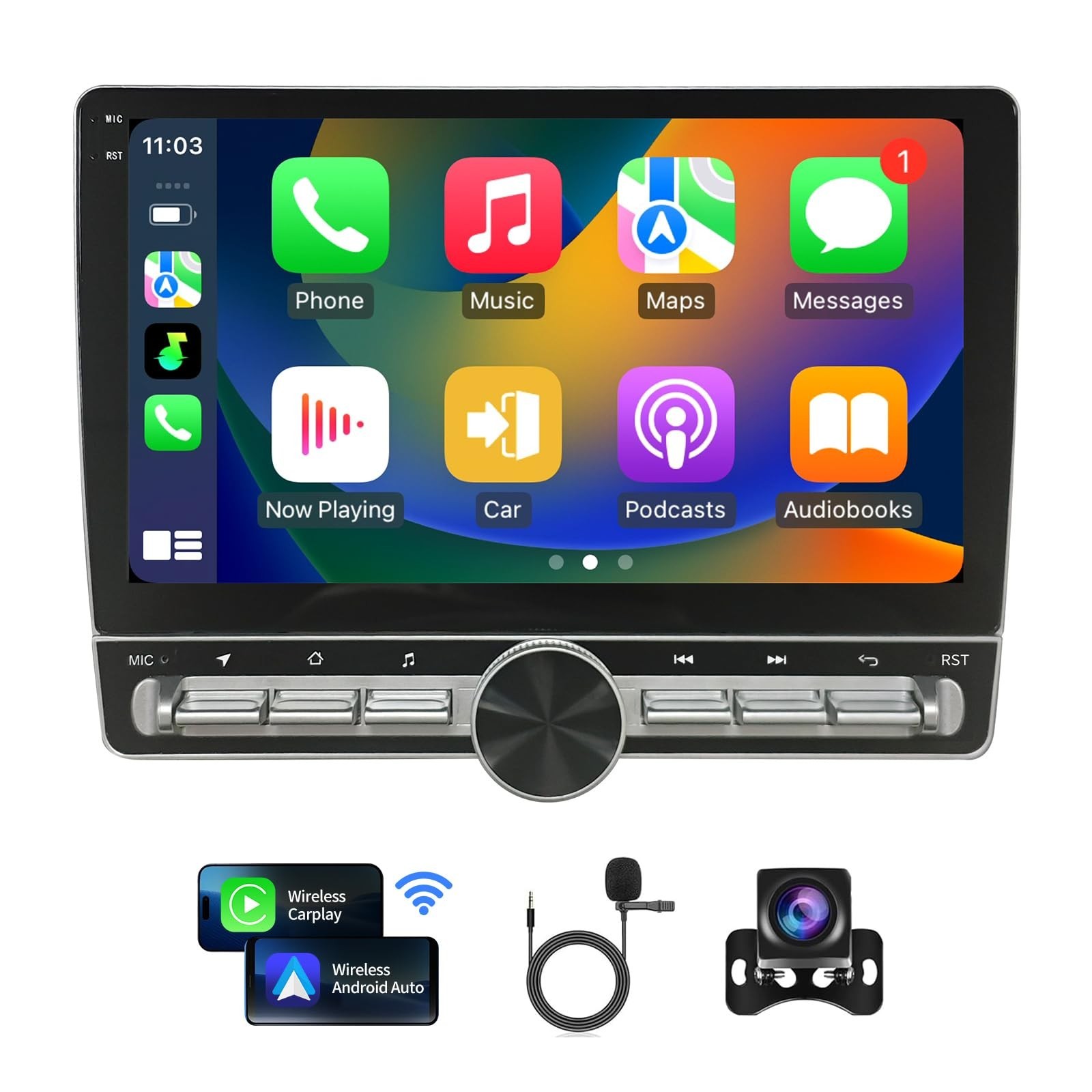 Car Radio for Jeep Wrangler JK 2007-2018 Dodge Ram 1500/2500/3500 2009-2012 J... thumbnail 9