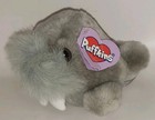 Swibco Puffkins Whiskers Walrus Beanbag Plush Toy Gray w/ Tags Vintage 90s 6"