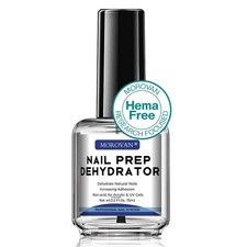 Morovan Acid Free Professional Nail Dehydrator Prep 0.5 Fl Oz 1 Pack , Clear