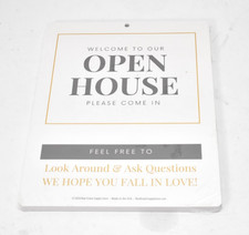 Lot of 25 Real Estate Supply Open House Please Come In Signs 8-1/2" x 11"