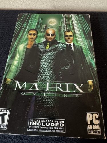 The Matrix Online PC Spiel 2005 Sealed Factory Verpackung Selten Sammlerstück - Bild 2 von 8