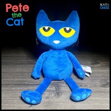 Kohls Cares Pete the Cat Plush 14" NWT Blue Yellow Eyes Stuffed Animal Character