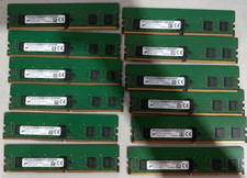 Lot of 12 - Micron 4GB 1Rx8 PC4-2400T-RDB-11 ECC REG Server Memory