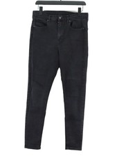Topshop Women's Jeans W 32 in Blue Cotton with Elastane, Other, Polyester Skinny