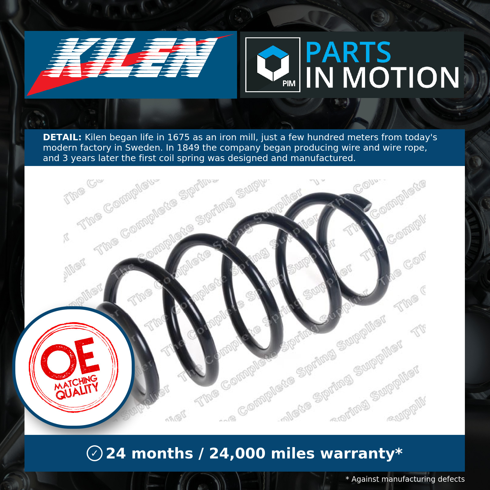 SUSPENSION SPRING 4027692 FOR FORD TRANSIT/CONNECT/V408/Box/Body/MPV/Wagon 1.6L - Image 2