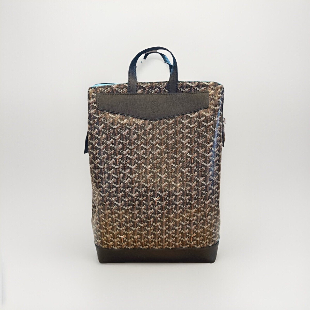Goyard Black and Brown Patterned Backpack Goyard Black & Brown Cisalpin Backpack – Savonches main image 2