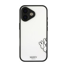Gourmandise Miffy IIIfit Plump Frame iPhone 17 Case Hyokkori Falling Out of