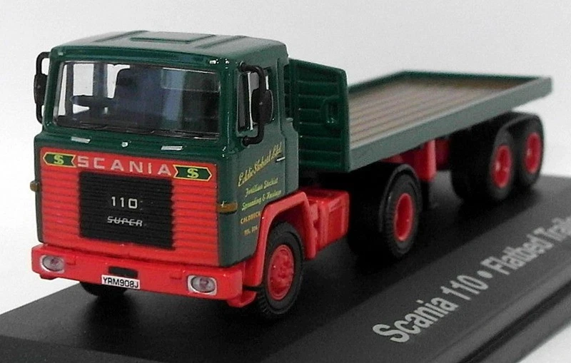 Atlas Editions 1/76 Scale 4 649 109 - Scania 110 Flatbed - Eddie Stobart Ltd - Image 2 of 2